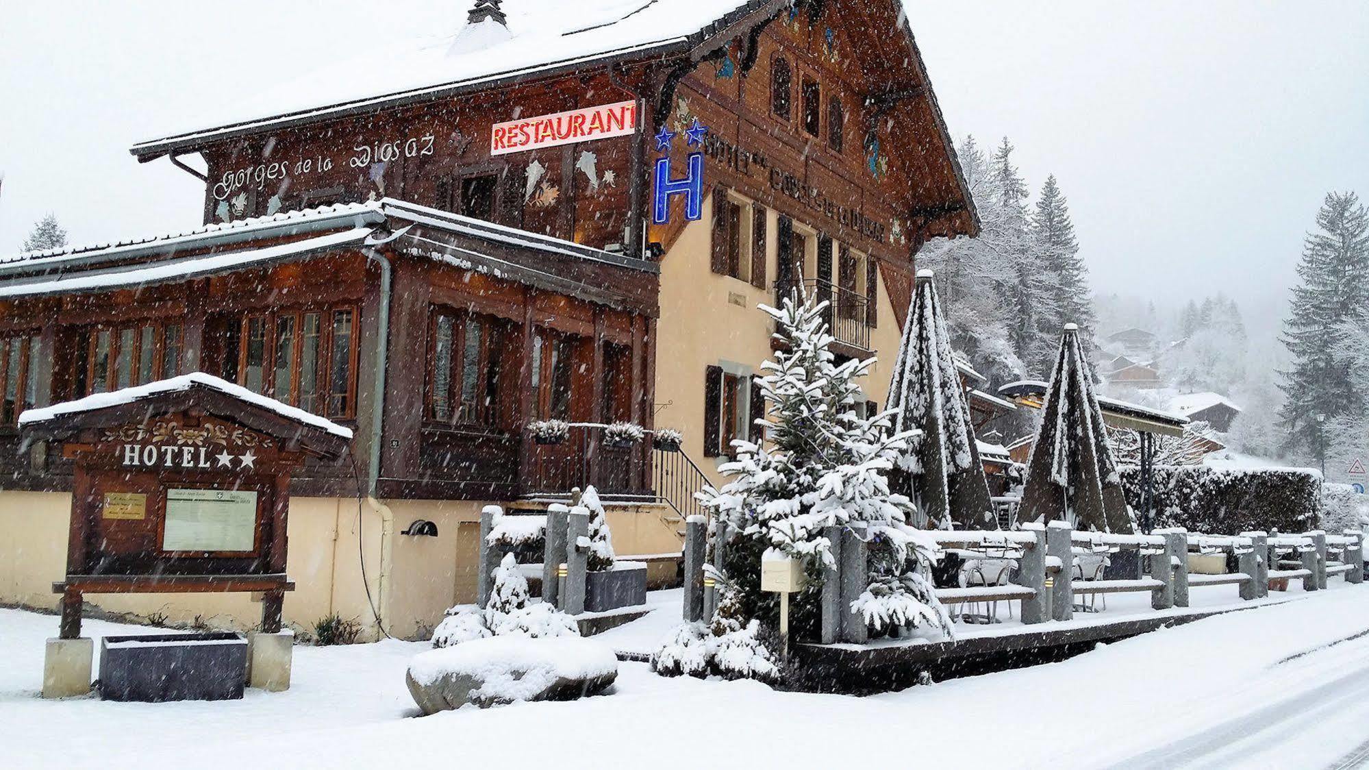 Auberge Des Gorges Servoz Exterior foto